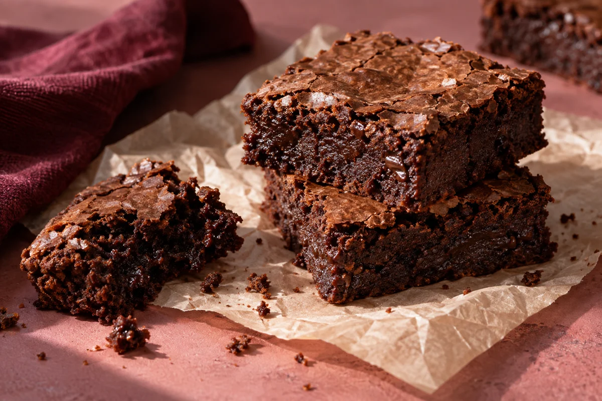 Fudgy brownies – illustrationsbillede