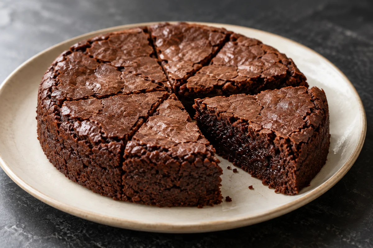 Brownie i airfryer – illustrationsbillede