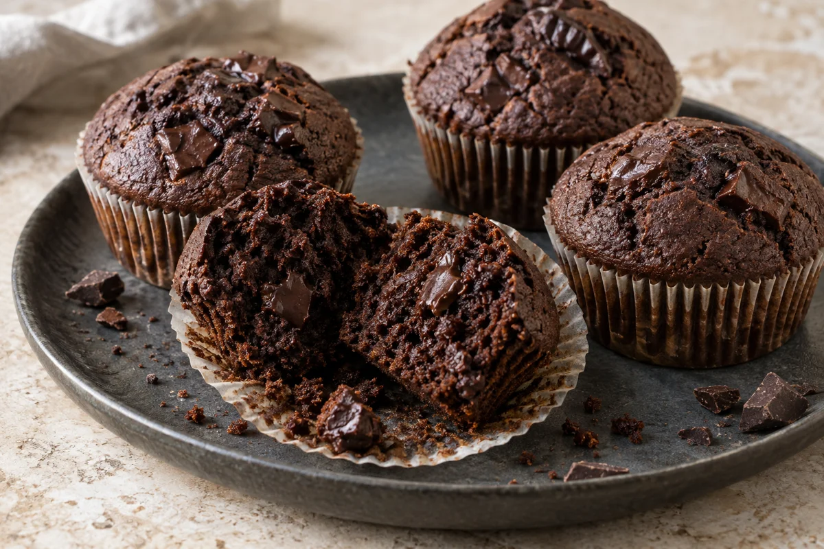 Chokolademuffins – illustrationsbillede