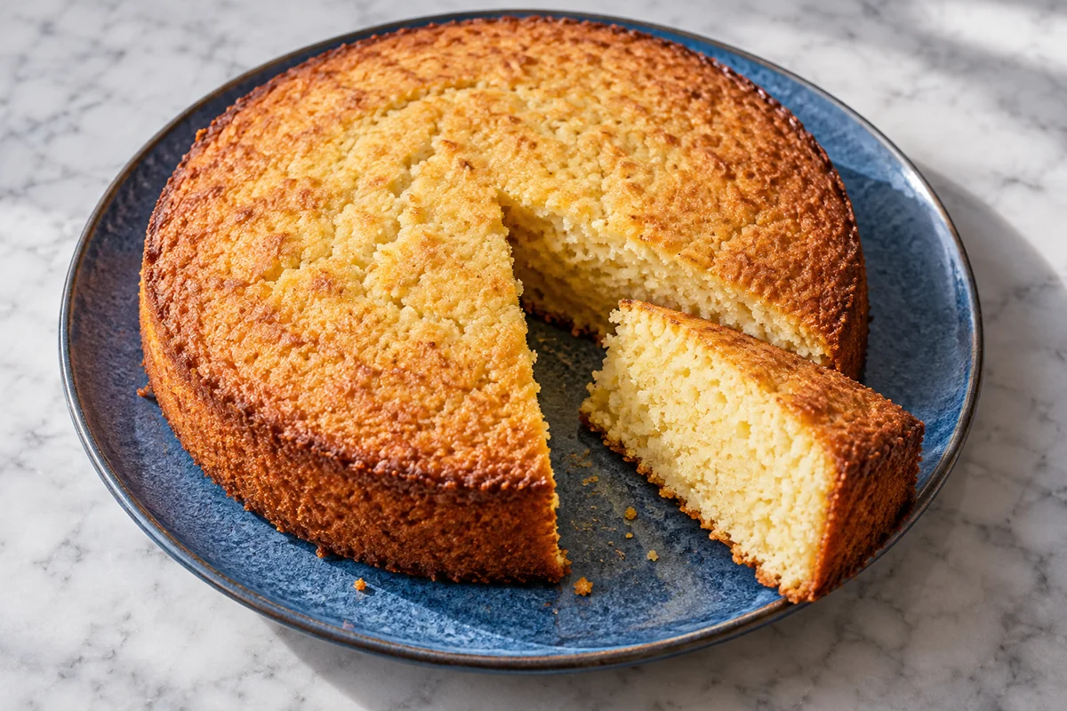 Glutenfri mandelkage med citron – illustrationsbillede