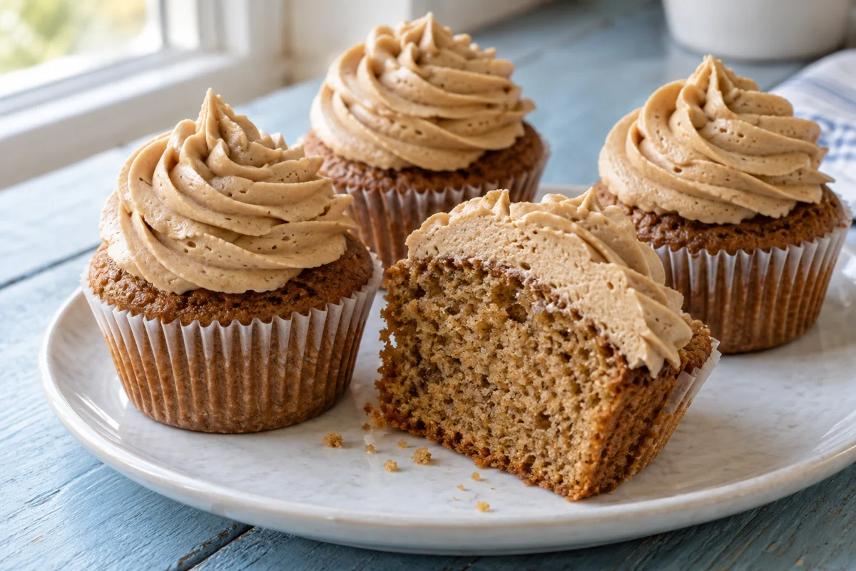 Kaffecupcakes – illustrationsbillede