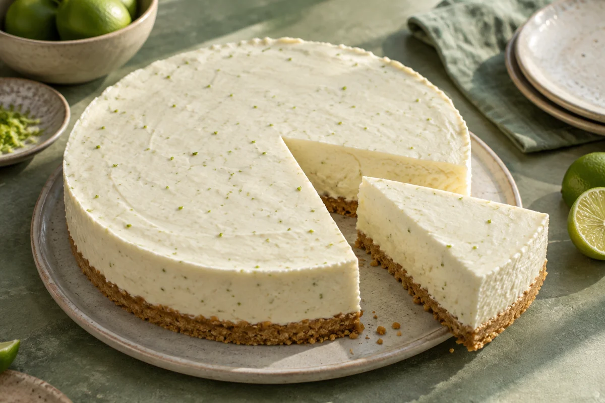 Limecheesecake – illustrationsbillede