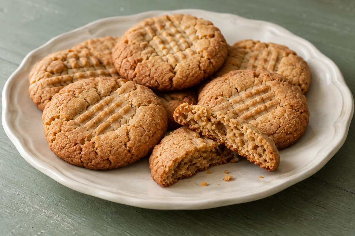 Peanutbuttercookies – illustrationsbillede