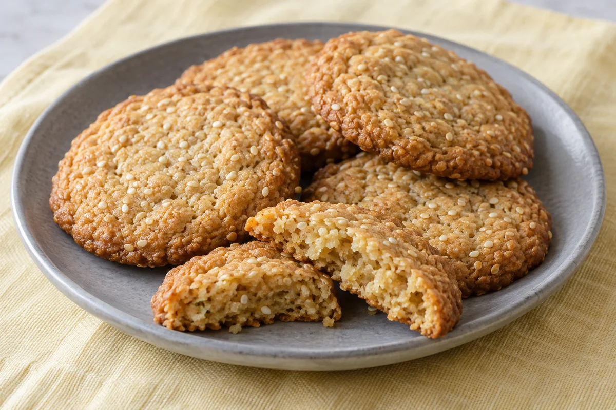 Sesamcookies – illustrationsbillede