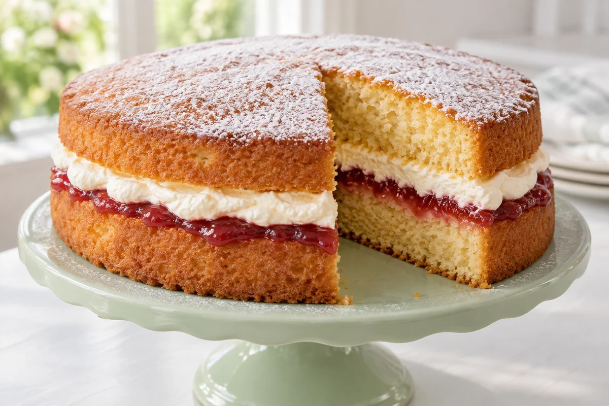 Victoria sponge – illustrationsbillede
