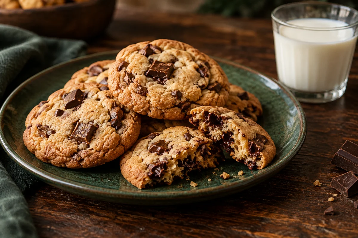 Chocolate chip cookies – illustrationsbillede