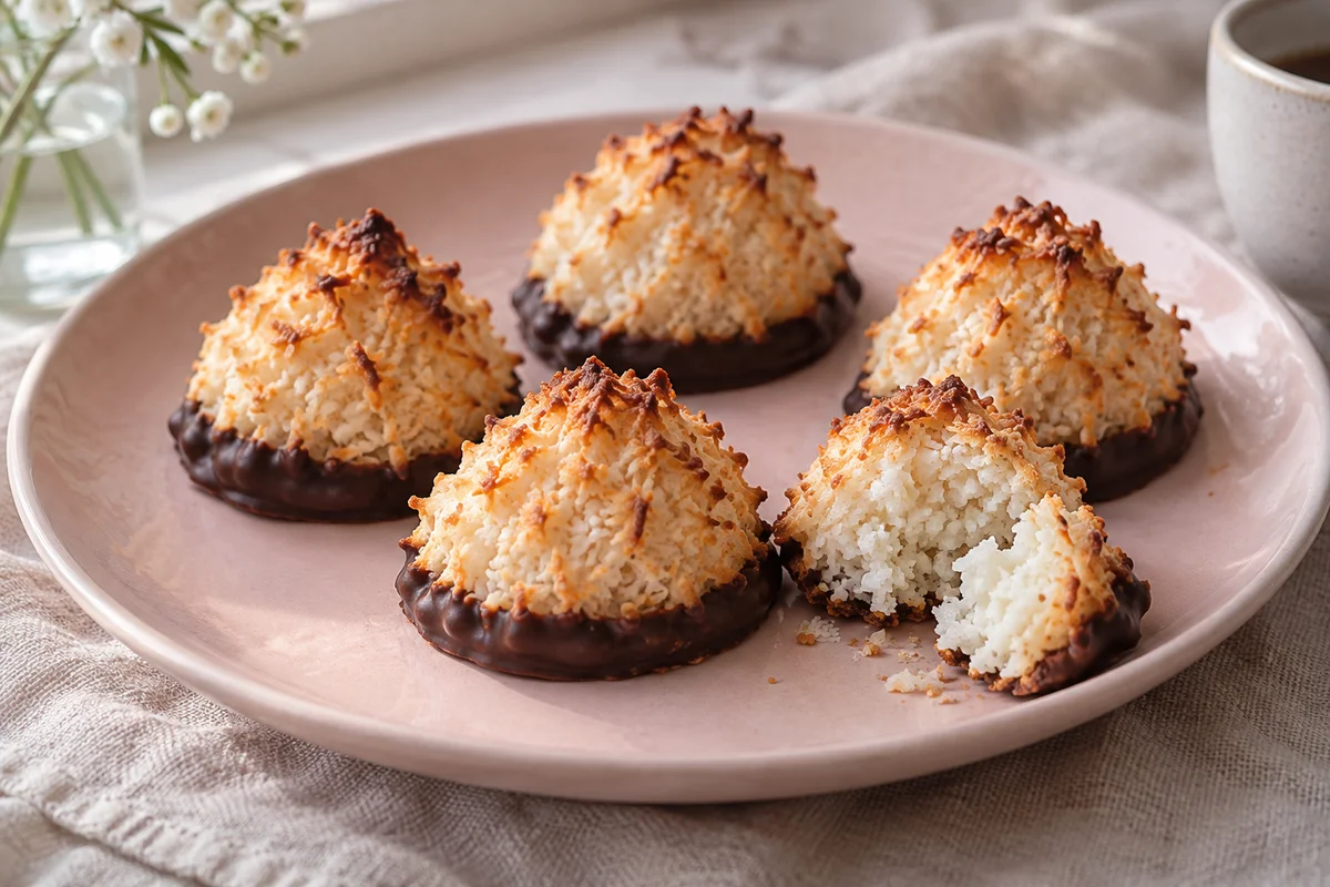 Kokostoppe med chokolade – illustrationsbillede
