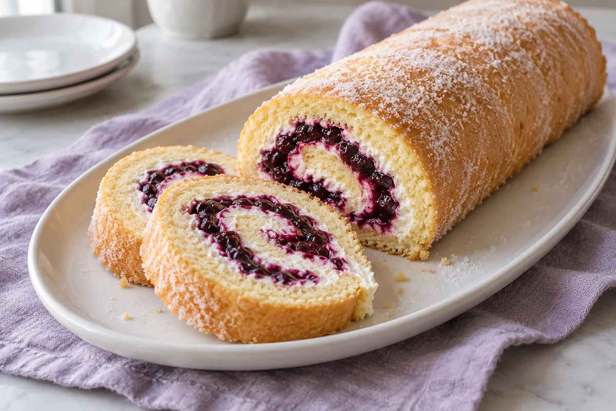 Solbærroulade – illustrationsbillede